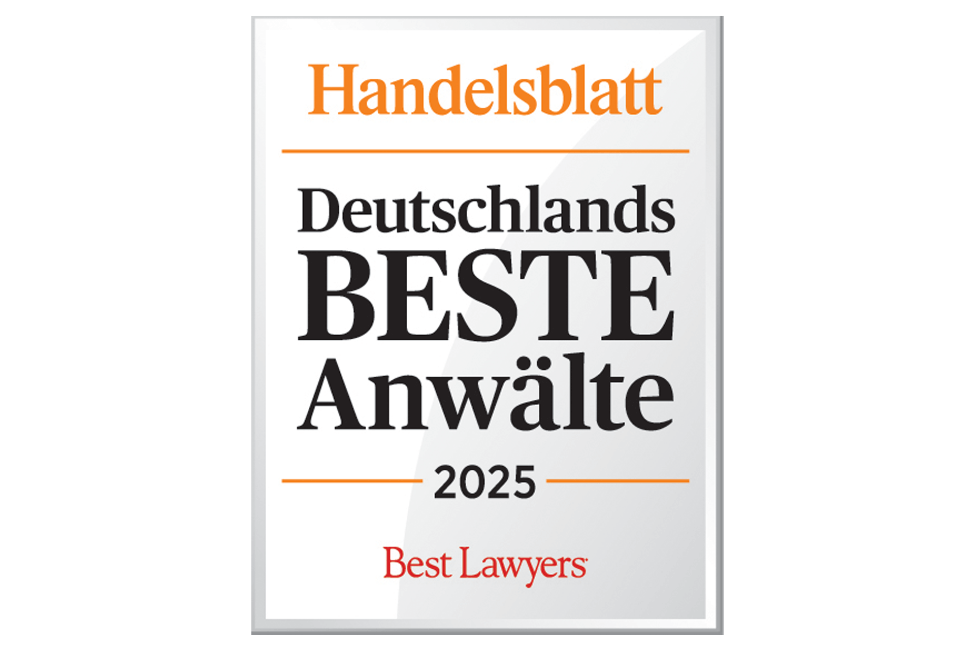 Handelsblatt Deutschlands Beste Anwälte 2025